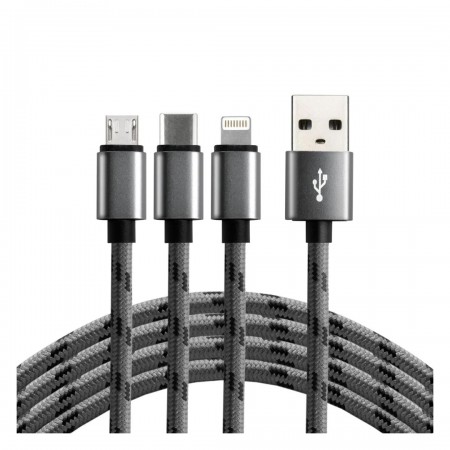 everActive kabelis USB - micro/C/iPh 1,2m CBB-1.2MCI 